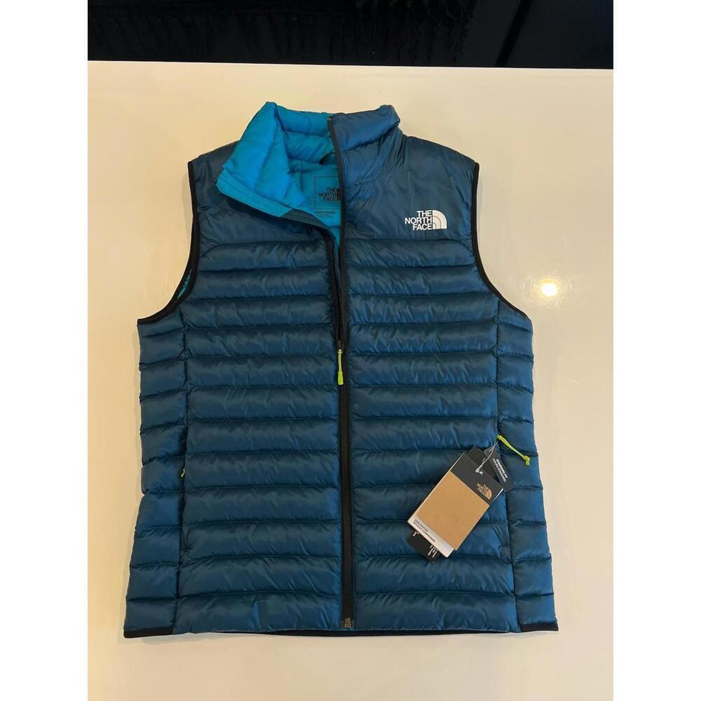 $180 Men's The North Face Terra Peak Insulated Hiking Camping Vest Petrol Blue M - Picture 2 of 12